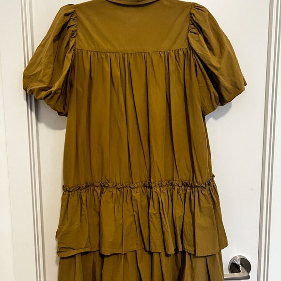 Y.A.S. Yasjanni Shirt Dress in Organic Cotton, size Medium - Picture 4 of 8